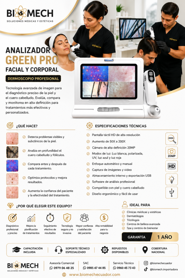 AnalizadorGreenPro Dermoscopio SP